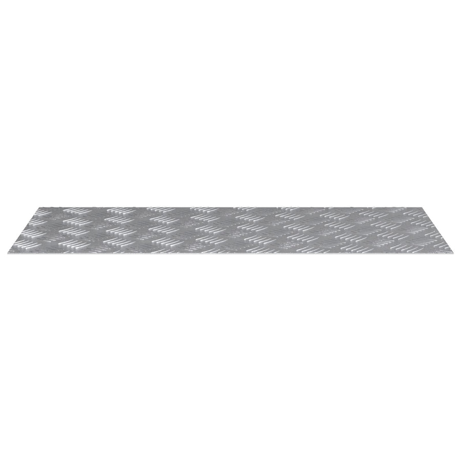 Aluminium Checker Platen 2 Stuks Antislip 90X40 Cm 90 x 40 x 0.3 cm Rechthoekig