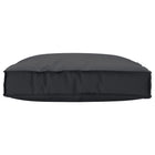Palletkussen 80x80x12 cm zwart polyester