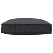Palletkussen 80x80x12 cm zwart polyester