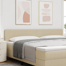 Hoofdbord Eenvoudig Design Corduroy Stof Lichtgroen grijs 200 cm Laag hoofdeinde