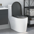 Toiletbril antraciet Duroplast 49x36x4 cm