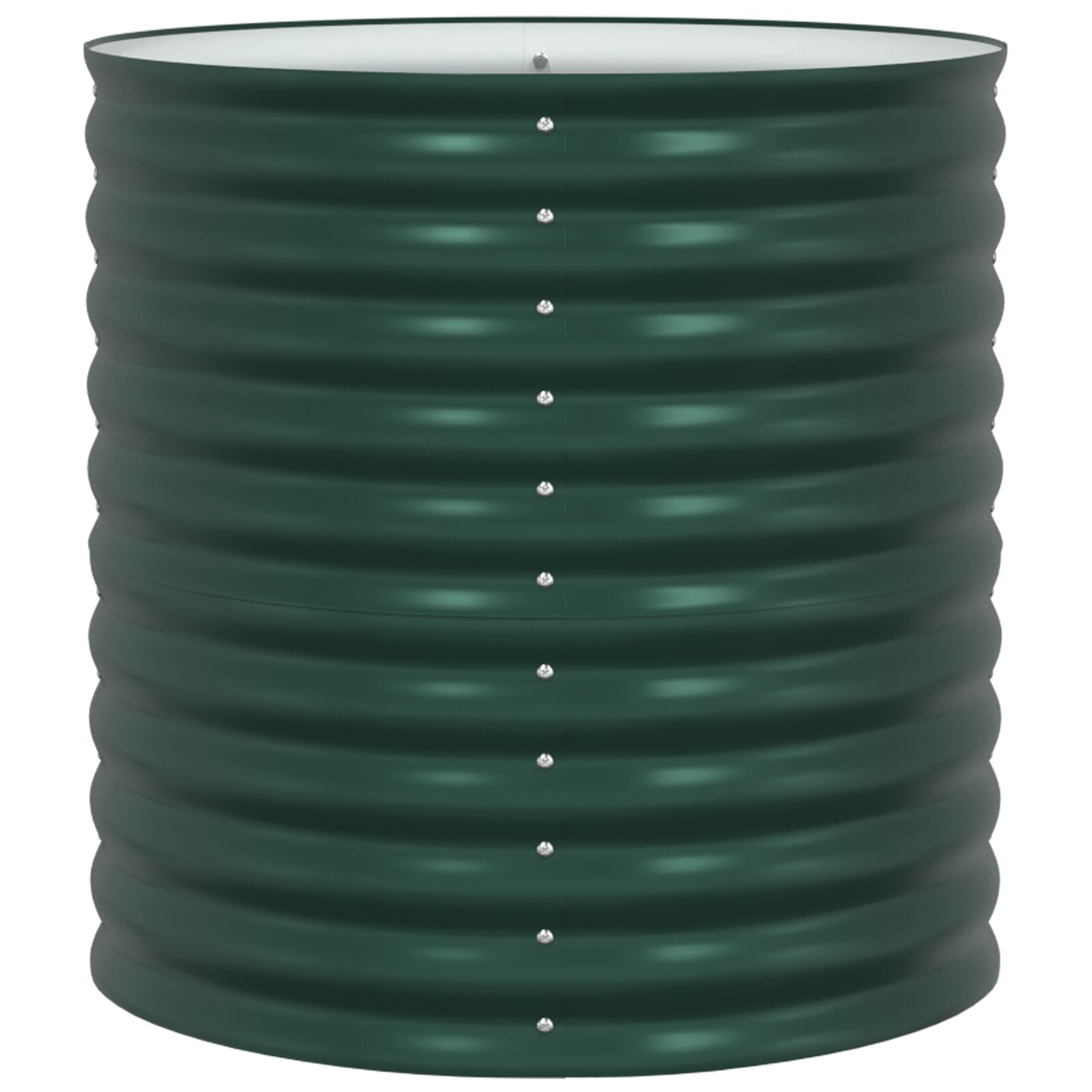 Tuin Verhoogd Bed Gegalvaniseerd Staal 80 x 80 x 81 cm Groen