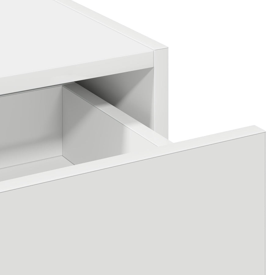 Wandhängende Make-Up Tafel 60 x 40 x 70 cm Wit zonder LED