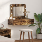 Ceiling table with drawer Brown 83 x 40 x 70 cm Engineered wood