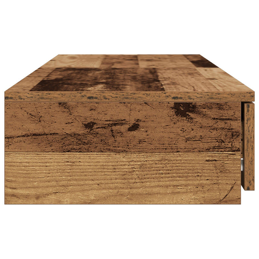 Bedladen Oude Hout 120X36,5X16,5 Cm Engineered Wood Verweerd hout 120 x 36.5 x 16.5 cm