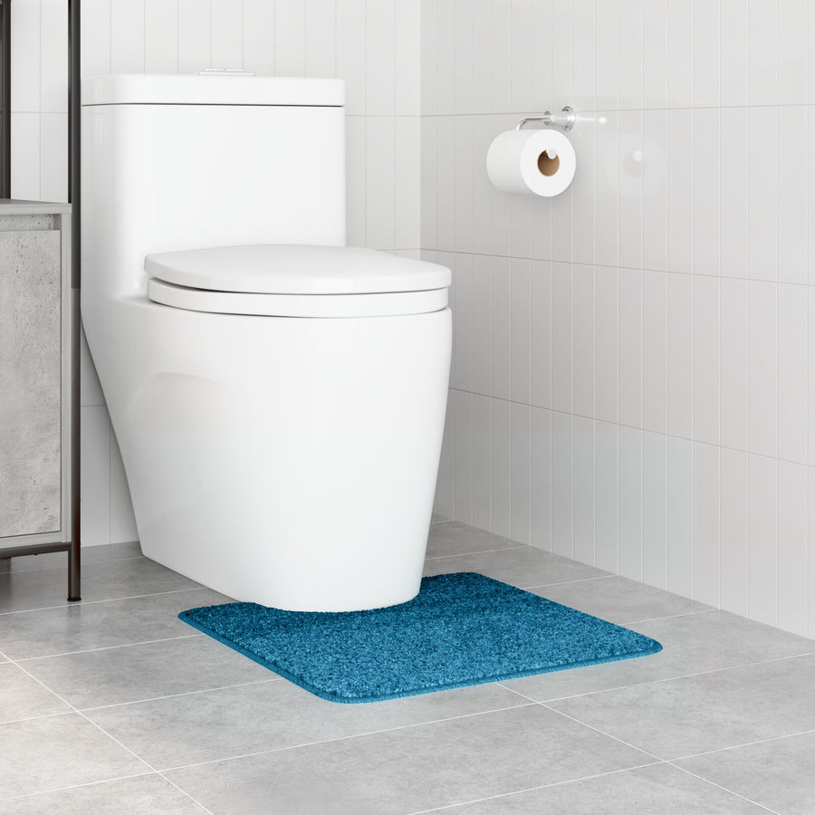 Badmat U-Vormig 50X50 Cm Polypropeen Antislip Blauw