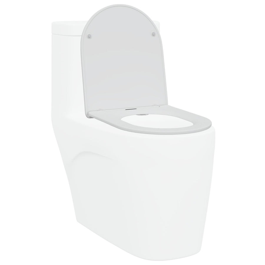 Snelle Ontgrendel Toiletbril Met Soft Close Duroplast Wit