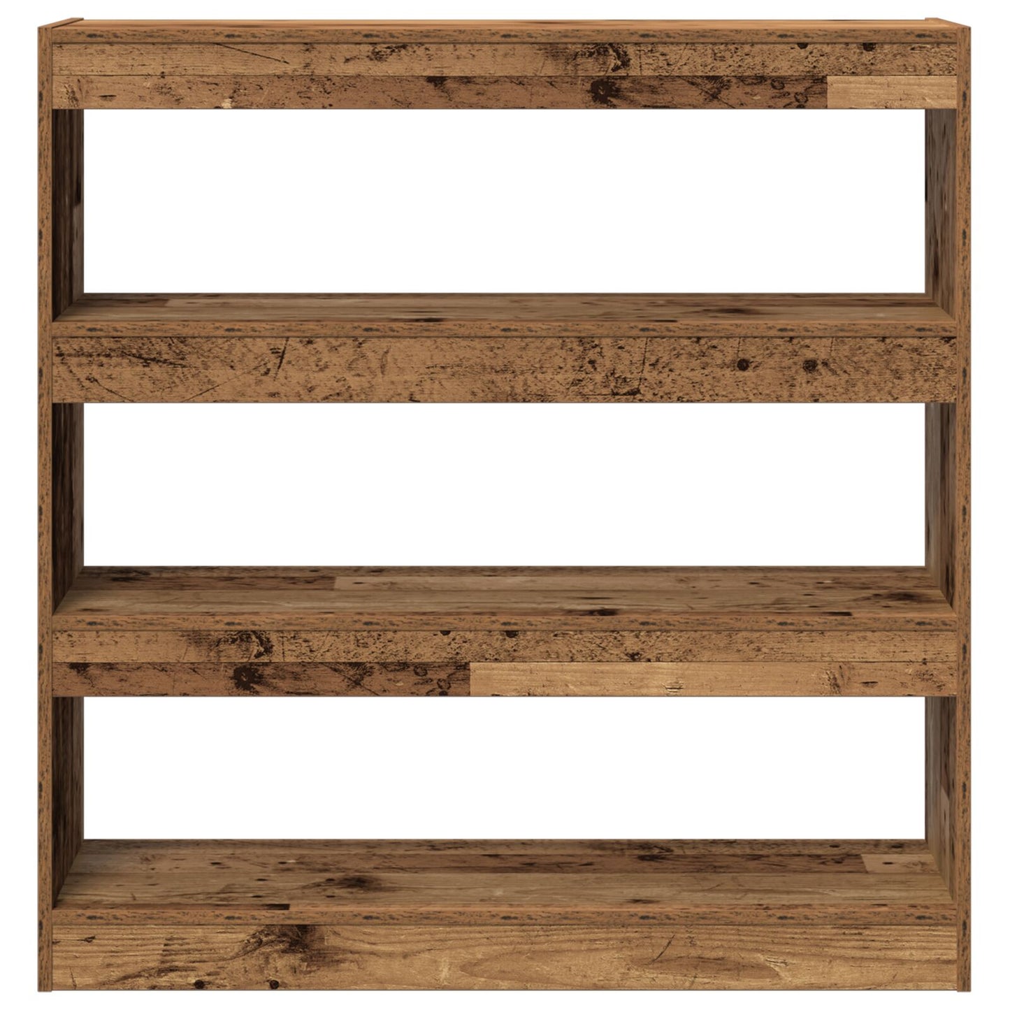 Boekenkast/Room Divider - Rustiek Hout - 100X30X103Cm - Geengineerd Hout