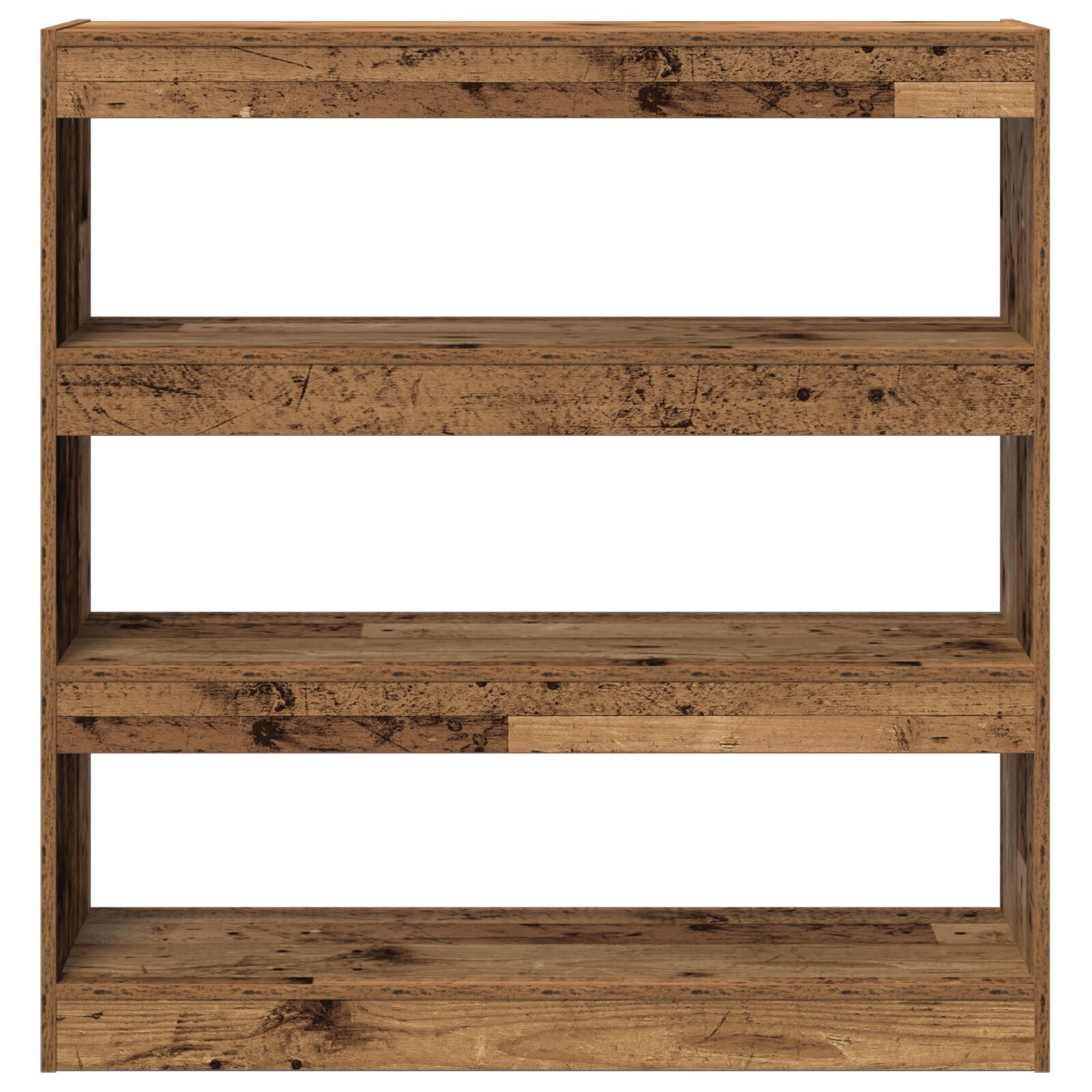 Boekenkast/Room Divider - Rustiek Hout - 100X30X103Cm - Geengineerd Hout