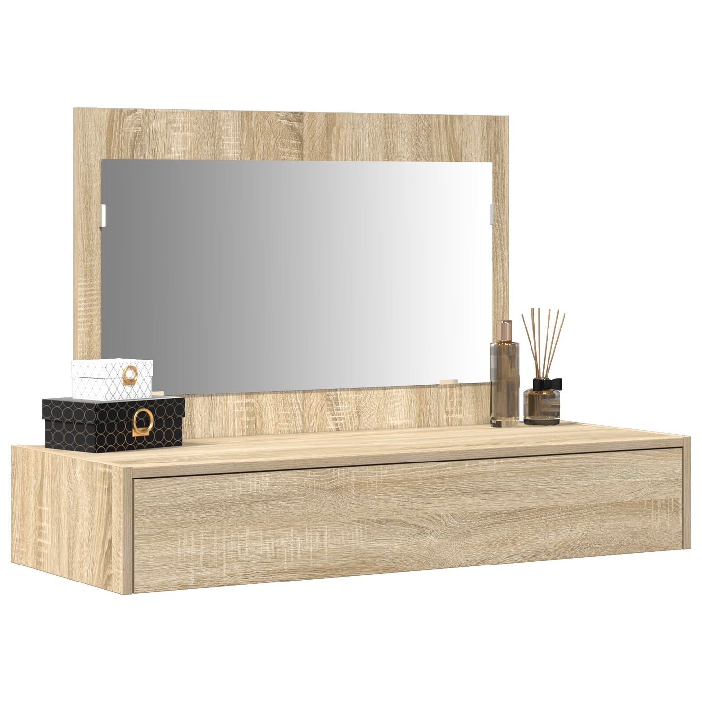 Wandkaptafel 100 x 40 x 70 cm Sonoma eik zonder LED