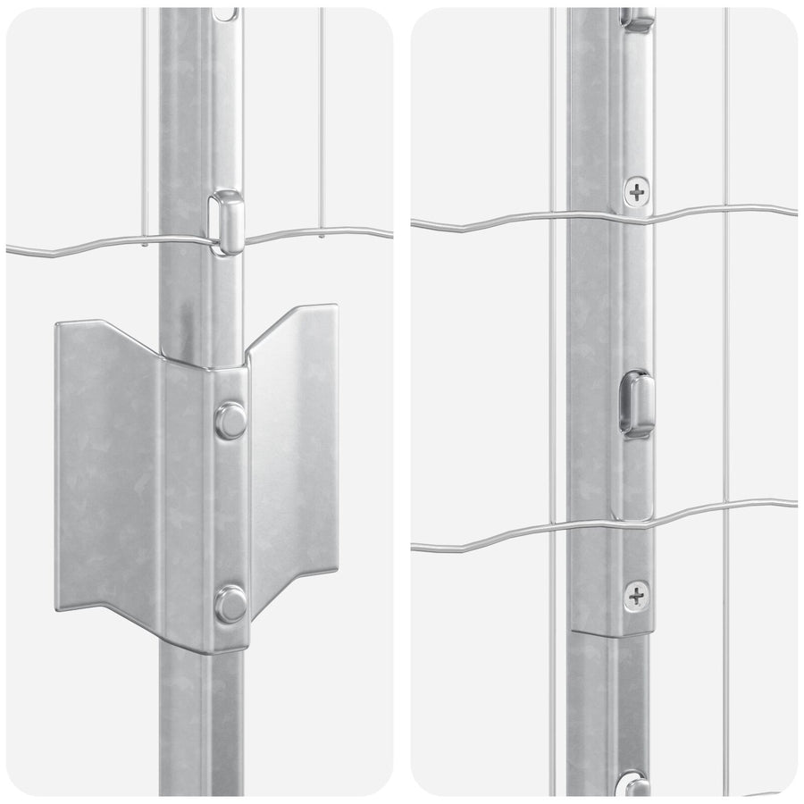Tuinhek Rolset Set Van 2 Gegalvaniseerd Staal 10 X 1.2 M Duurzaam