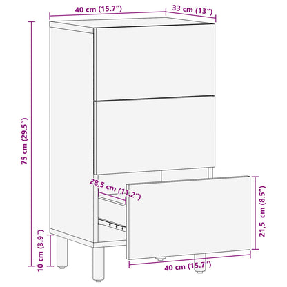 Dressoir 40X33X75 Cm