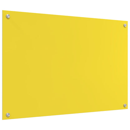 Keuken Achterwand 90X60X0,6 Cm Koelglas Geel 90 x 60 cm