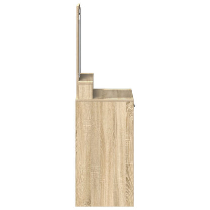Kaptafel Met Lades 50 x 41 x 140 cm Sonoma eiken