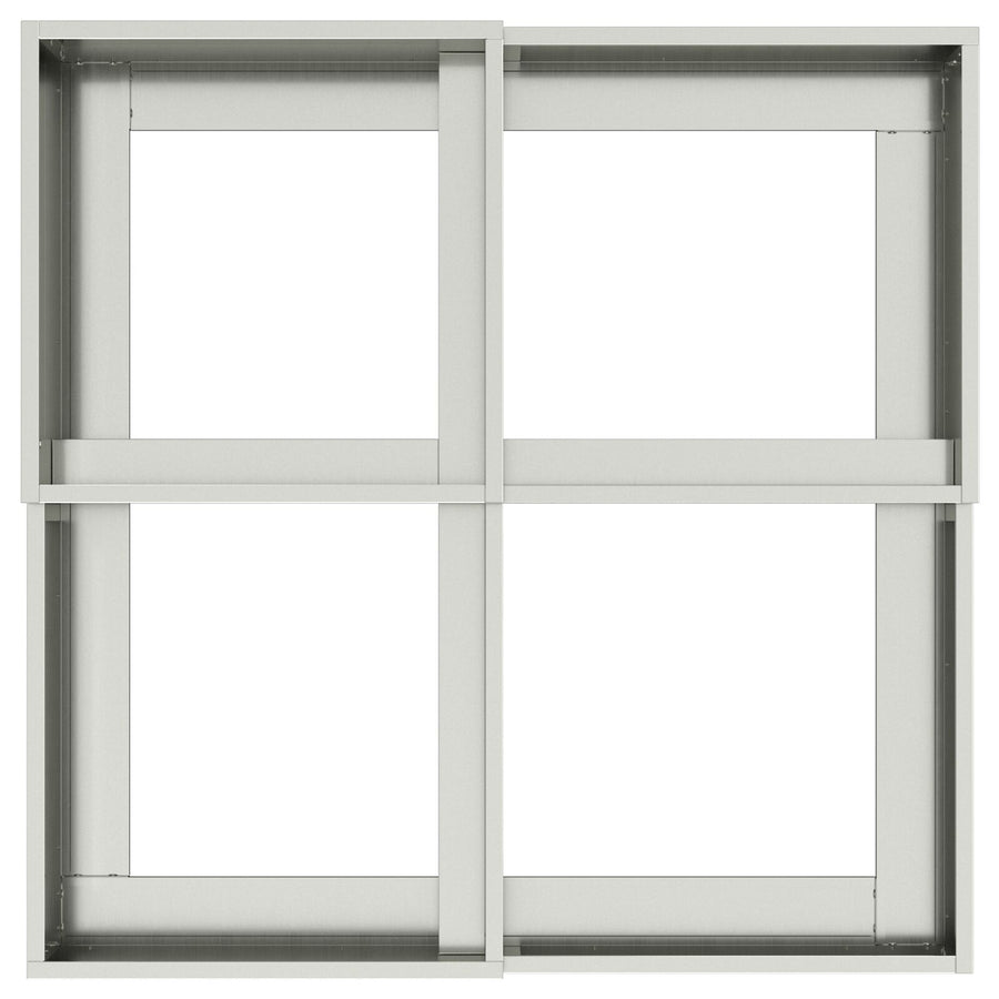 Tuinbak Gegalvaniseerd staal 100 x 100 x 48 cm