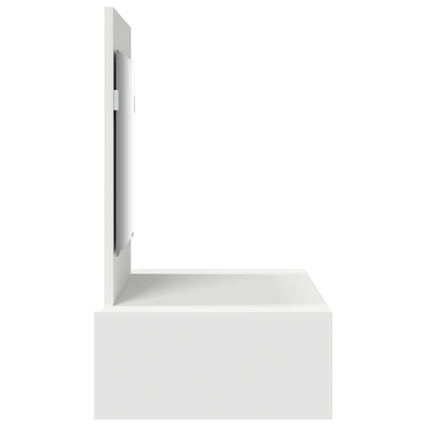 Wandkaptafel 83 x 40 x 70 cm Wit zonder LED