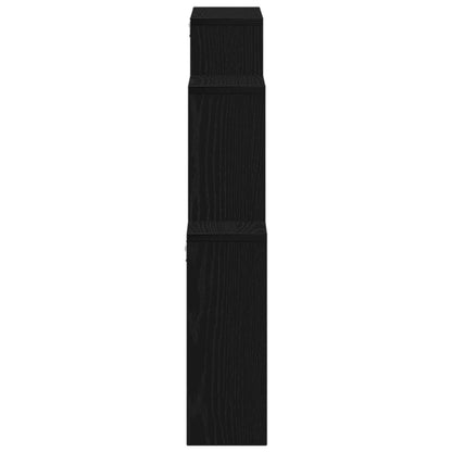 Wandkast Zwart Eiken 80X15X78,5 Cm Gemaakt Van Hout