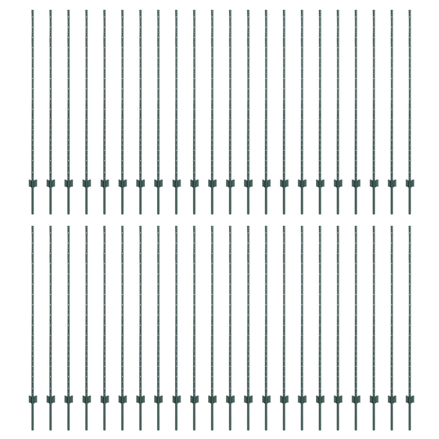 Heipalen 44 stuks U-Channel Groen 200 cm Staal