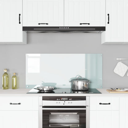 Keuken Achterwand 110X50X0,6 Cm Gelaagd Glas Wit 110 x 50 cm