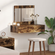 Kaptafel 83x40x70 cm bewerkt hout bruin