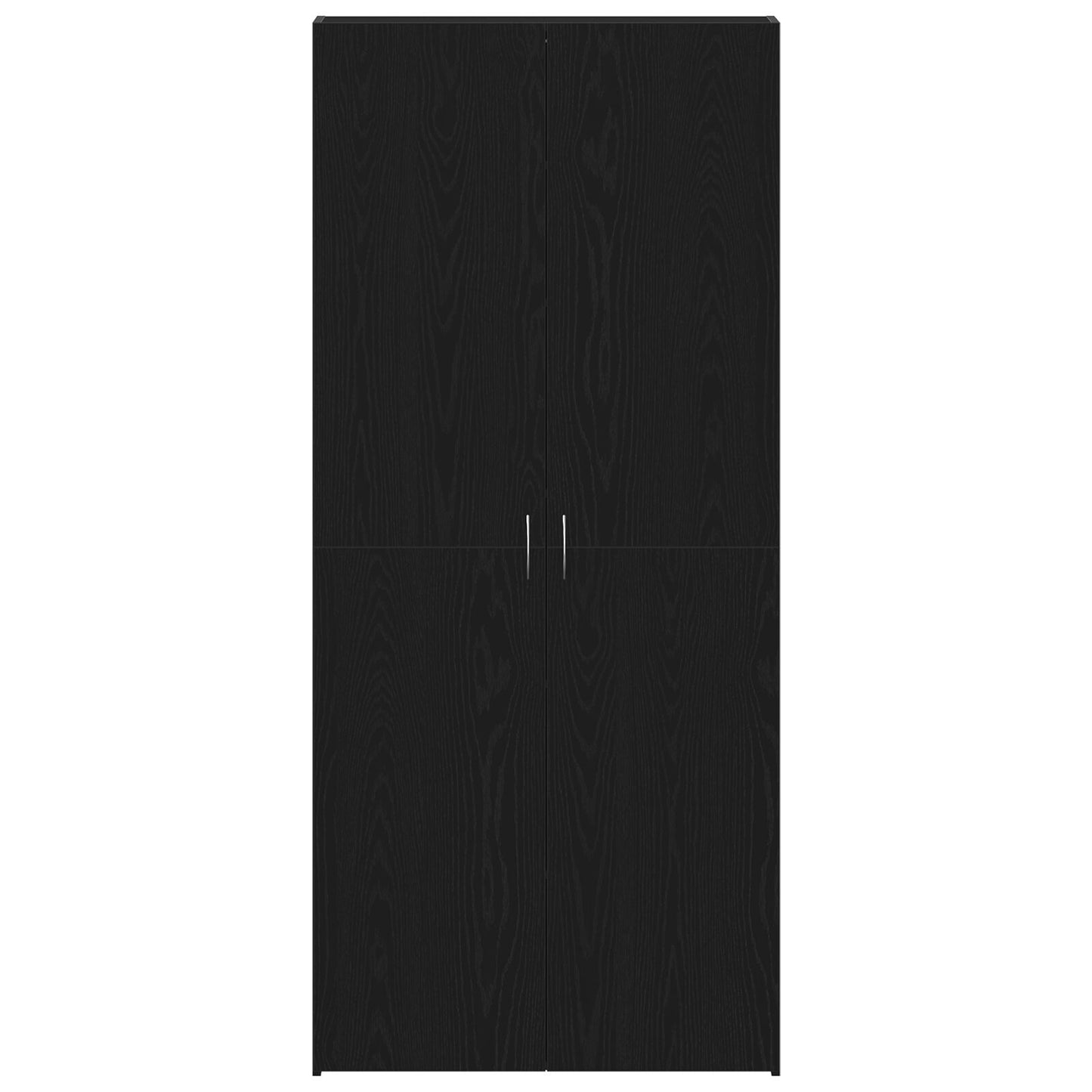 Schoenenkast Zwart Eiken Kunstmatig Hout Schoenenrek Rechthoekig