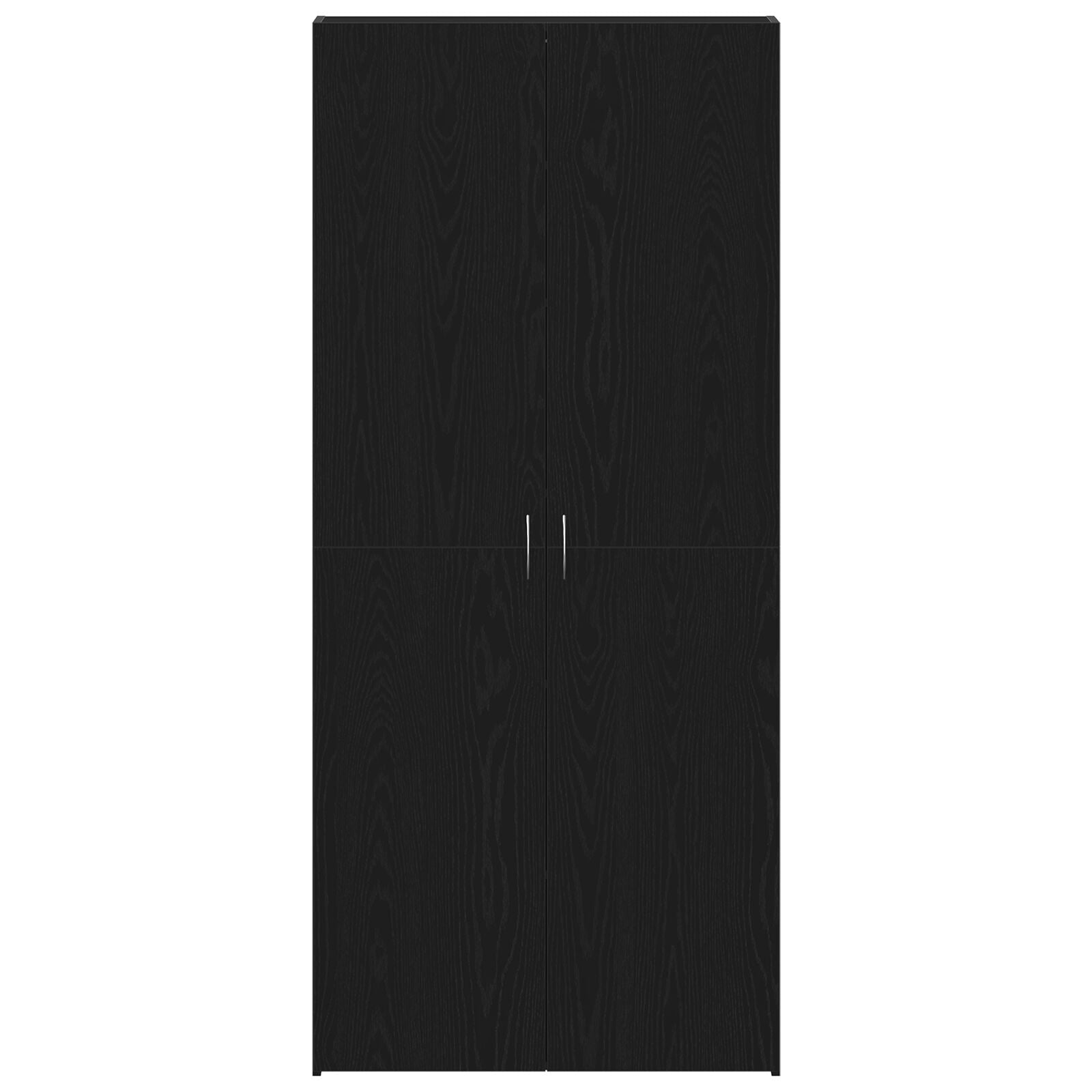 Schoenenkast Zwart Eiken Kunstmatig Hout Schoenenrek Rechthoekig