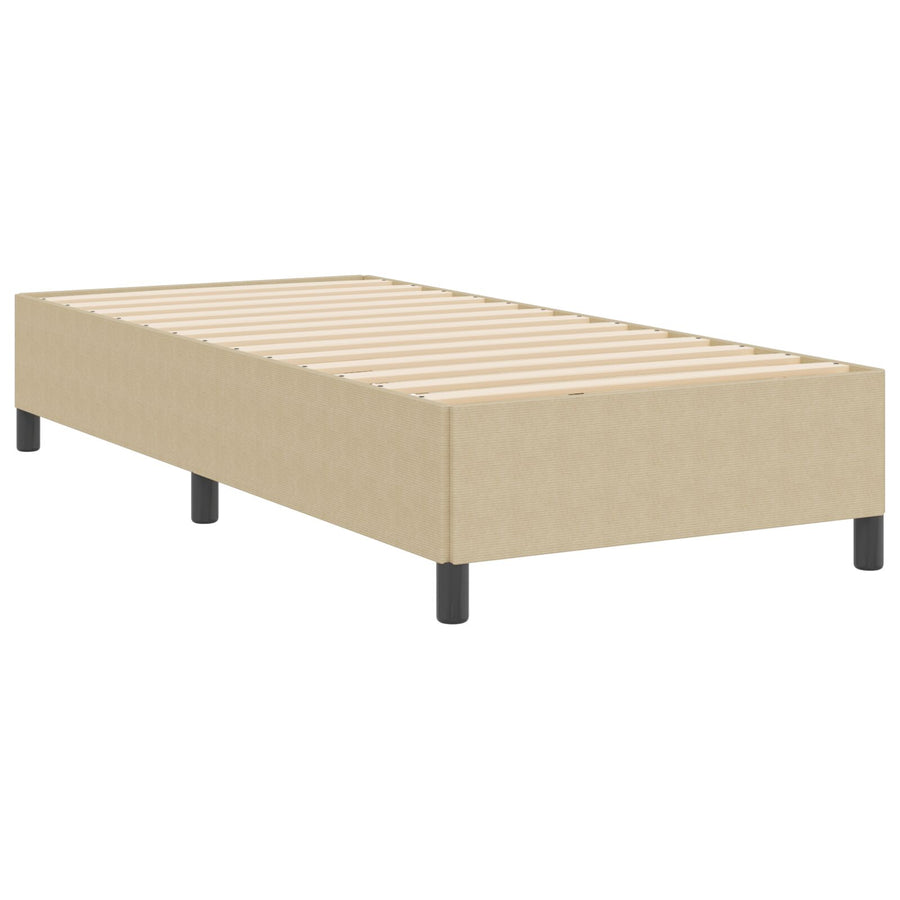 Bedframe Corduroy Stof Lichtgroen grijs 80 x 200 cm