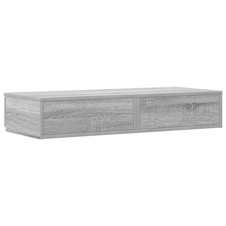 Lade Voor Bed 100X36,5X16,5 Cm Bewerkt Hout Grijs sonoma 100 x 36.5 x 16.5 cm
