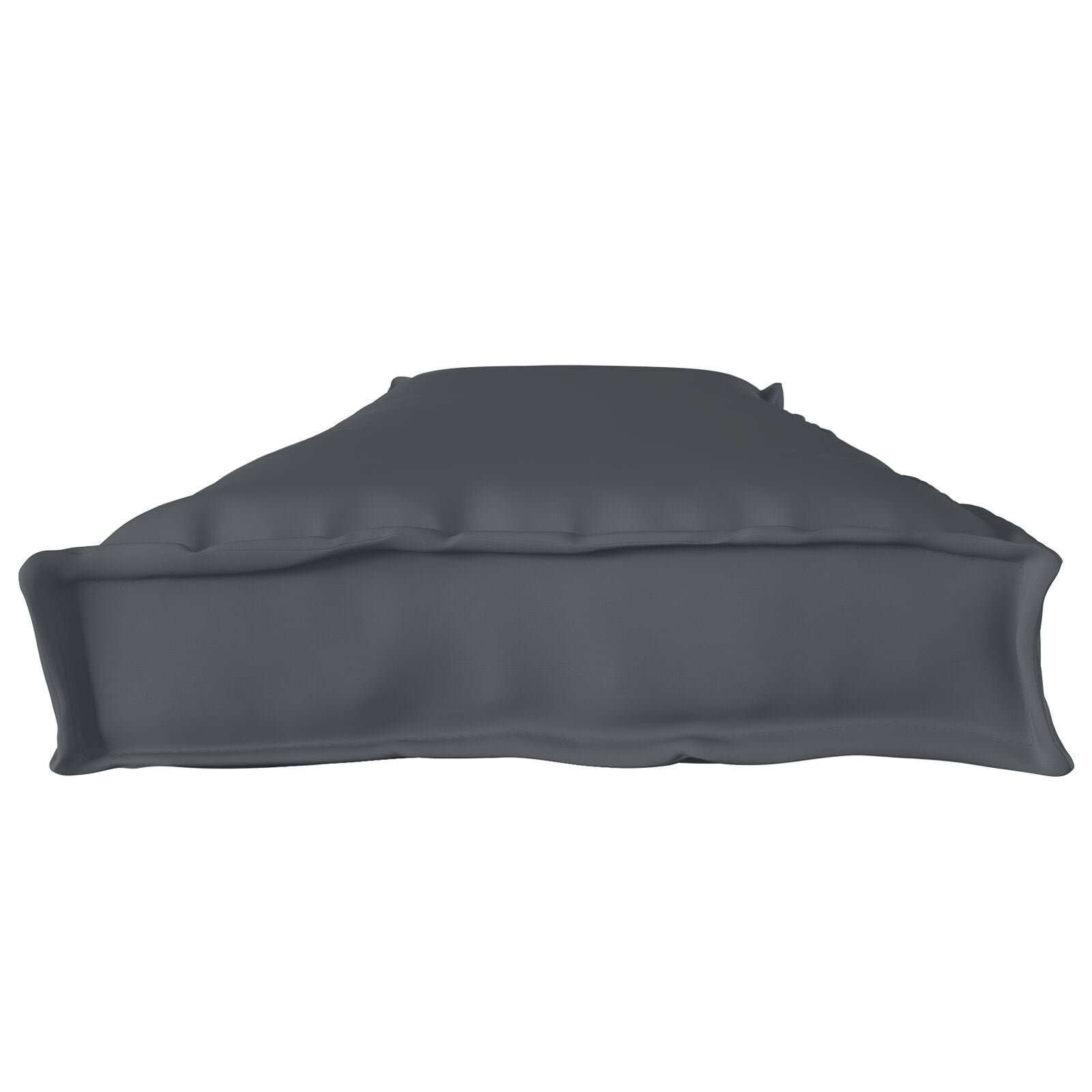 Pallet Kussens Voor De Bank 2 Stuks 180X40X8 Cm Polyester Grijs