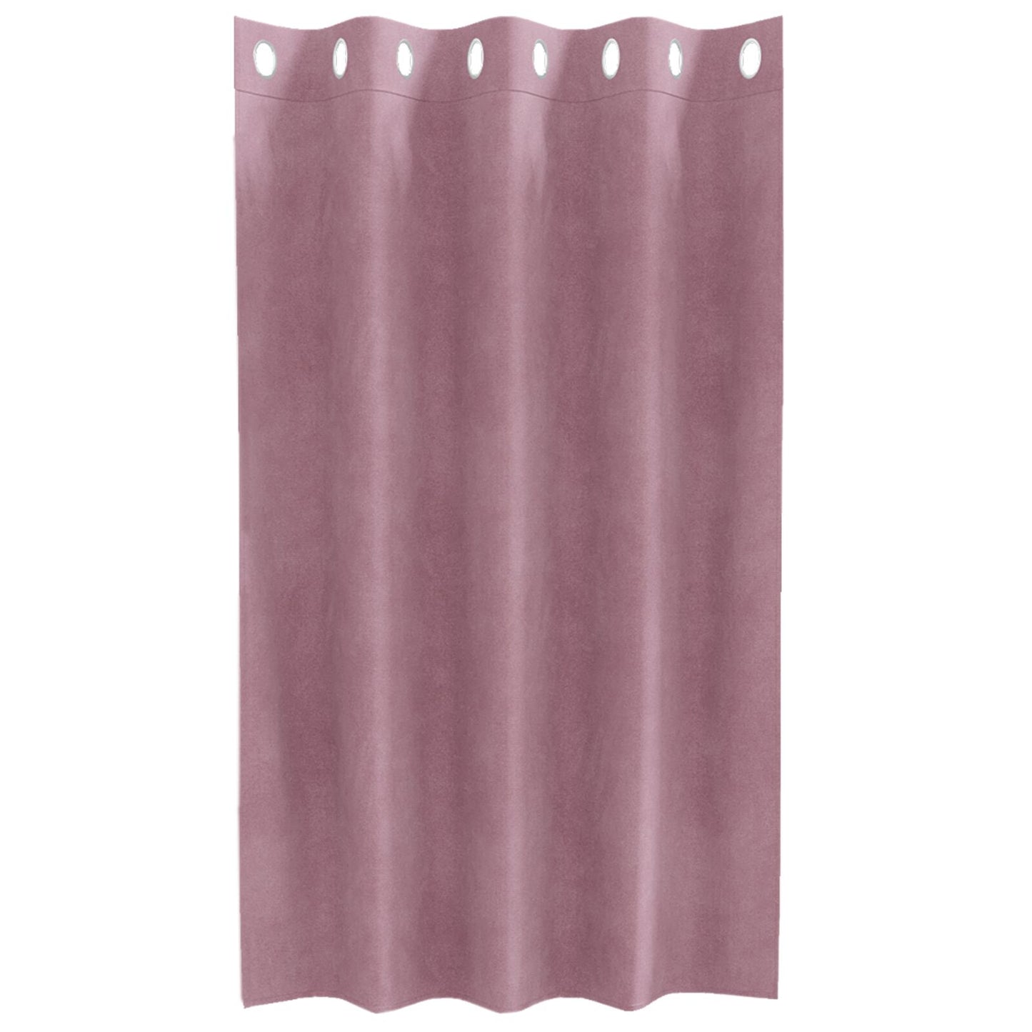 Blackout Gordijnen 2 Stuks Velours Donkerroze 140 x 140 cm met oogjes