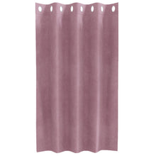 Blackout Gordijnen 2 Stuks Velours Donkerroze 140 x 140 cm met oogjes