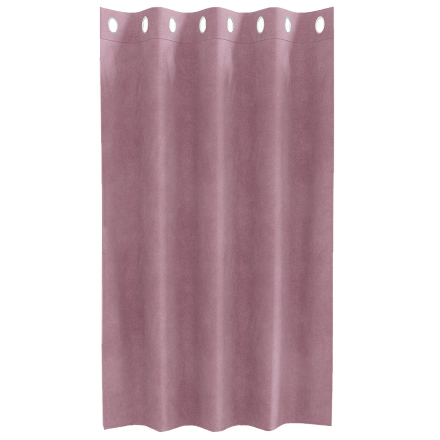 Blackout Gordijnen 2 Stuks Velours Donkerroze 140 x 140 cm met oogjes