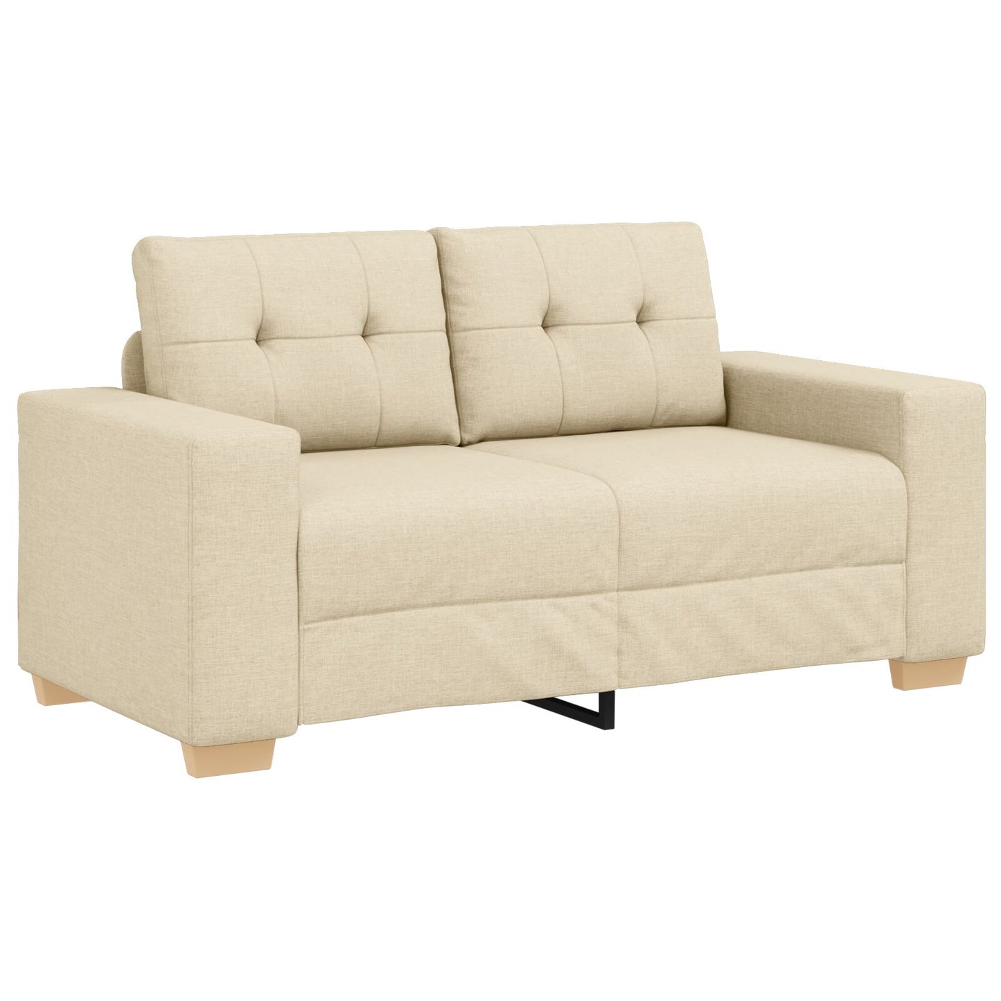 Loveseat Sofa Stof Crème 120 cm