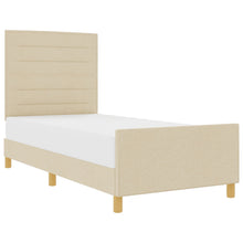 Crème Bedframe 90X190 Cm Stof Crème