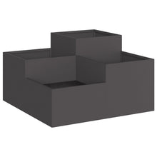 Tuinbak Staal Zwart 80 x 80 x 48 cm