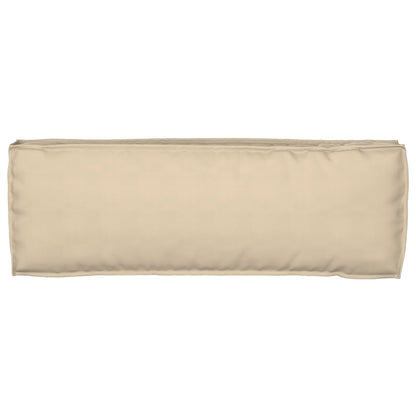 Pallet Kussen Voor Bank Beige 120X40X8 Cm Oxford Stof