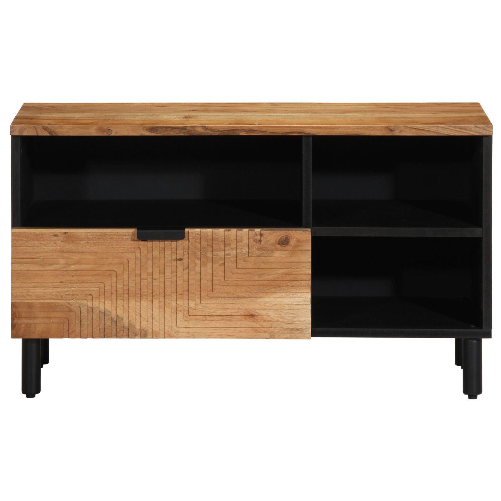 Tv-Kast 80X33,5X46 Cm Massief acaciahout