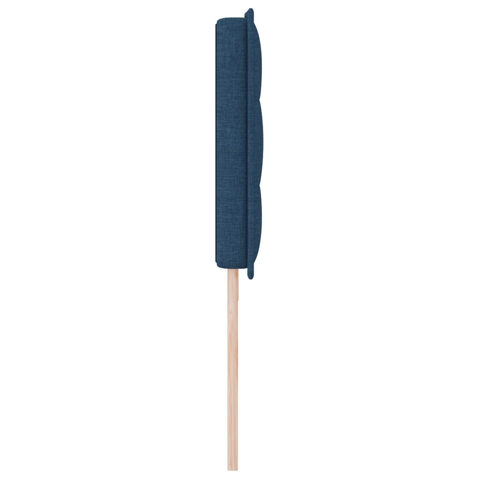 Hoofdbord Lijnenontwerp Stoffen Blauw 200 cm Laag hoofdbord