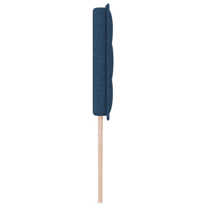 Hoofdbord Lijnenontwerp Stoffen Blauw 200 cm Laag hoofdbord