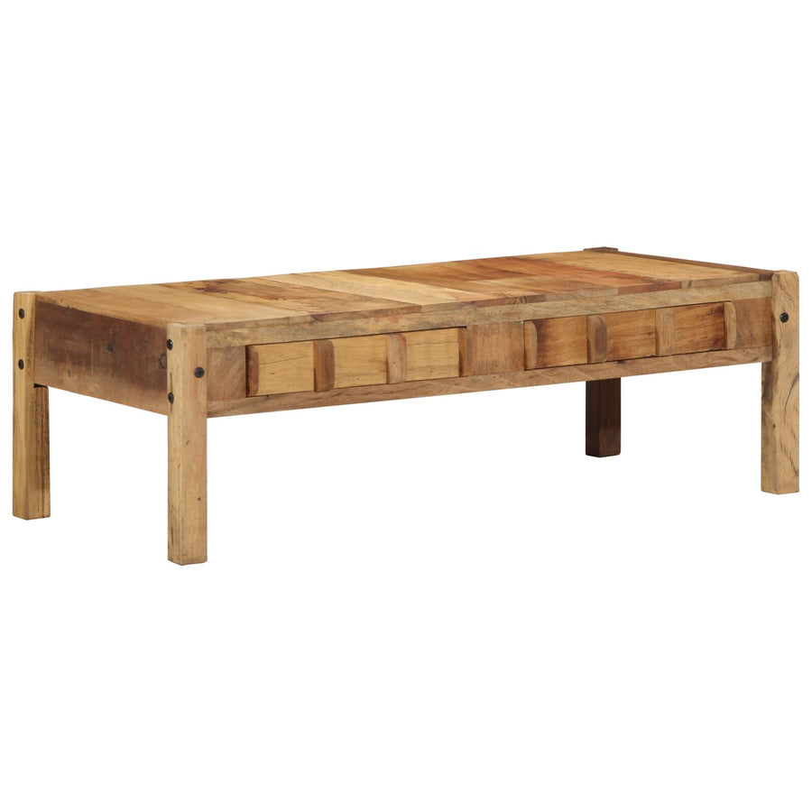 Salontafel 110X55X35 Cm Massief Hout