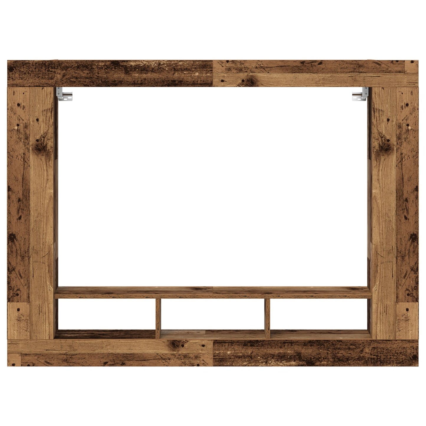 Tv Kast Muurbevestigd 152X22X113 Cm Oud Hout