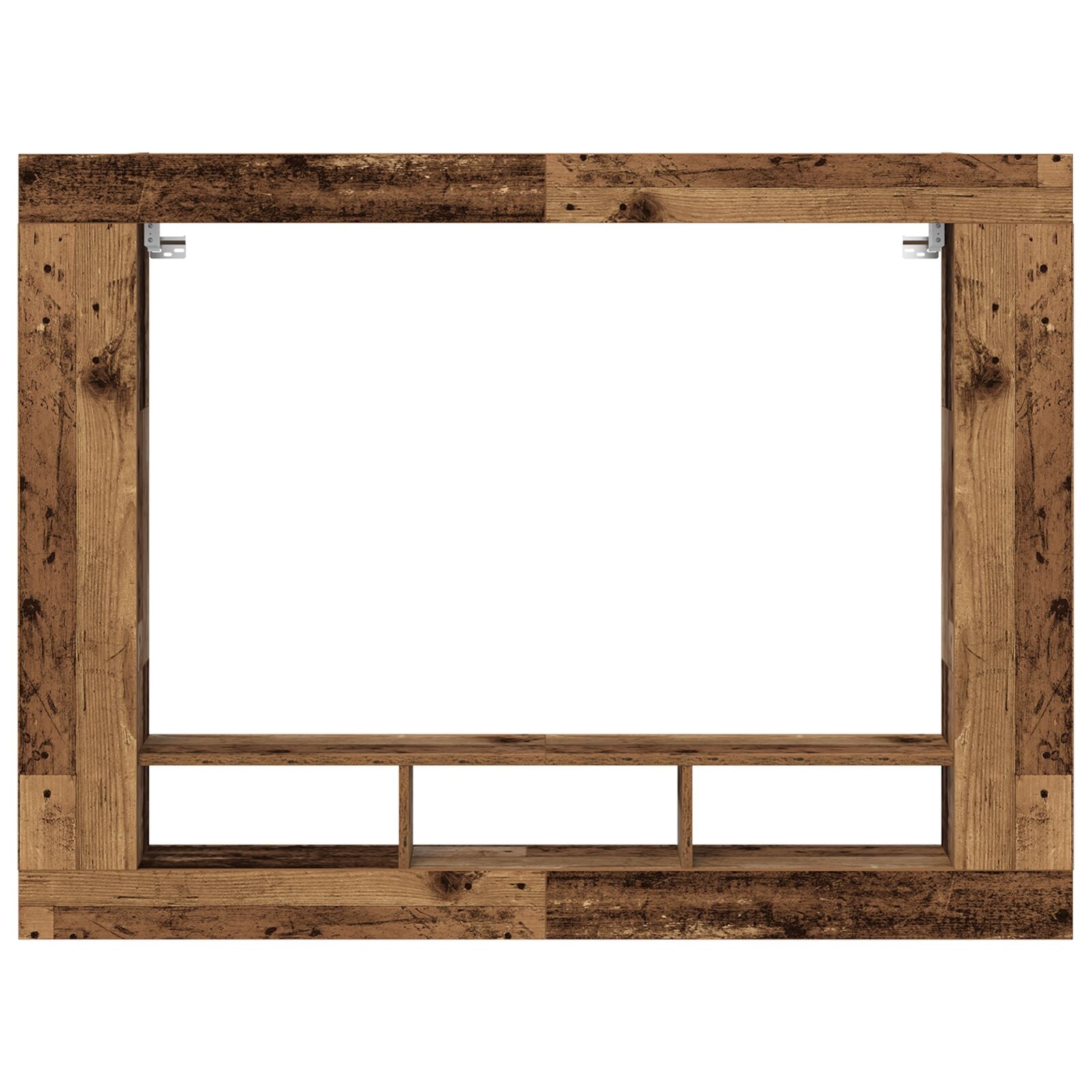 Tv Kast Muurbevestigd 152X22X113 Cm Oud Hout