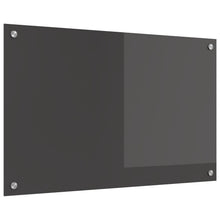Donkergrijze Keukenachterwand 80X50X0.6 Cm Gehard Glas Donkergrijs 80 x 50 cm