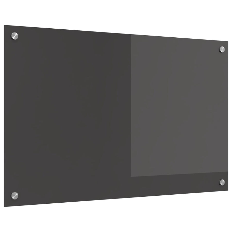 Donkergrijze Keukenachterwand 80X50X0.6 Cm Gehard Glas Donkergrijs 80 x 50 cm