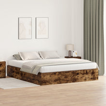 Opslagbed Smoked Oak Gerookt Eiken 200 x 200 cm