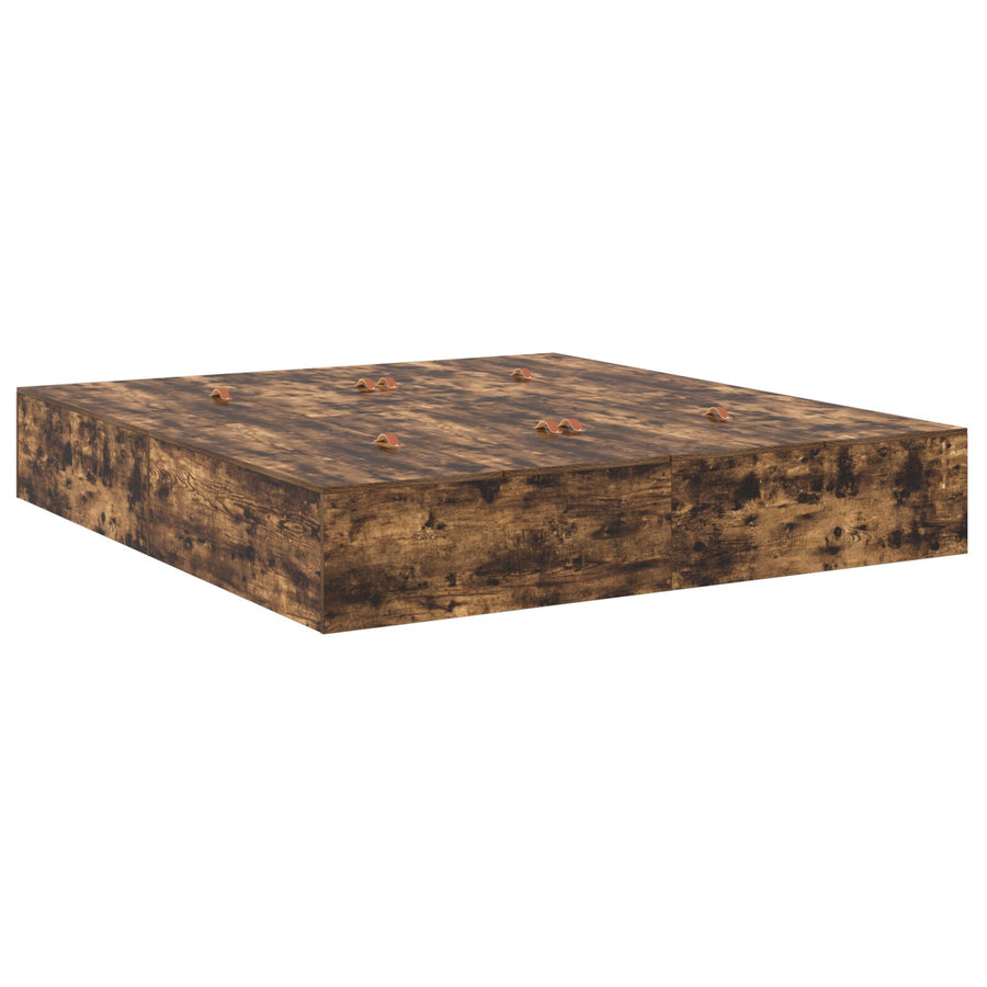Opslagbed Smoked Oak Gerookt Eiken 200 x 200 cm
