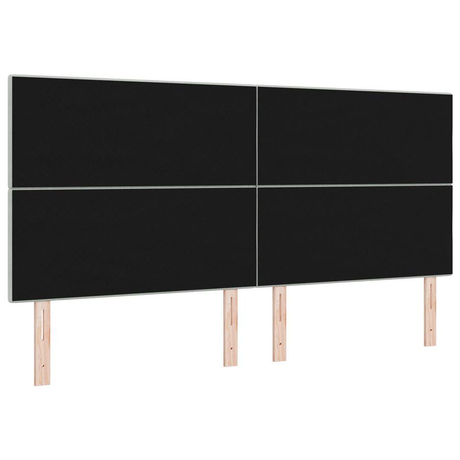 Hoofdbord Knopgetuft Fluweel Lichtgrijs 200 cm Hoog hoofdbord