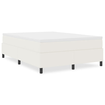 Boxspringbed Corduroy Stof Crème 160 x 200 cm