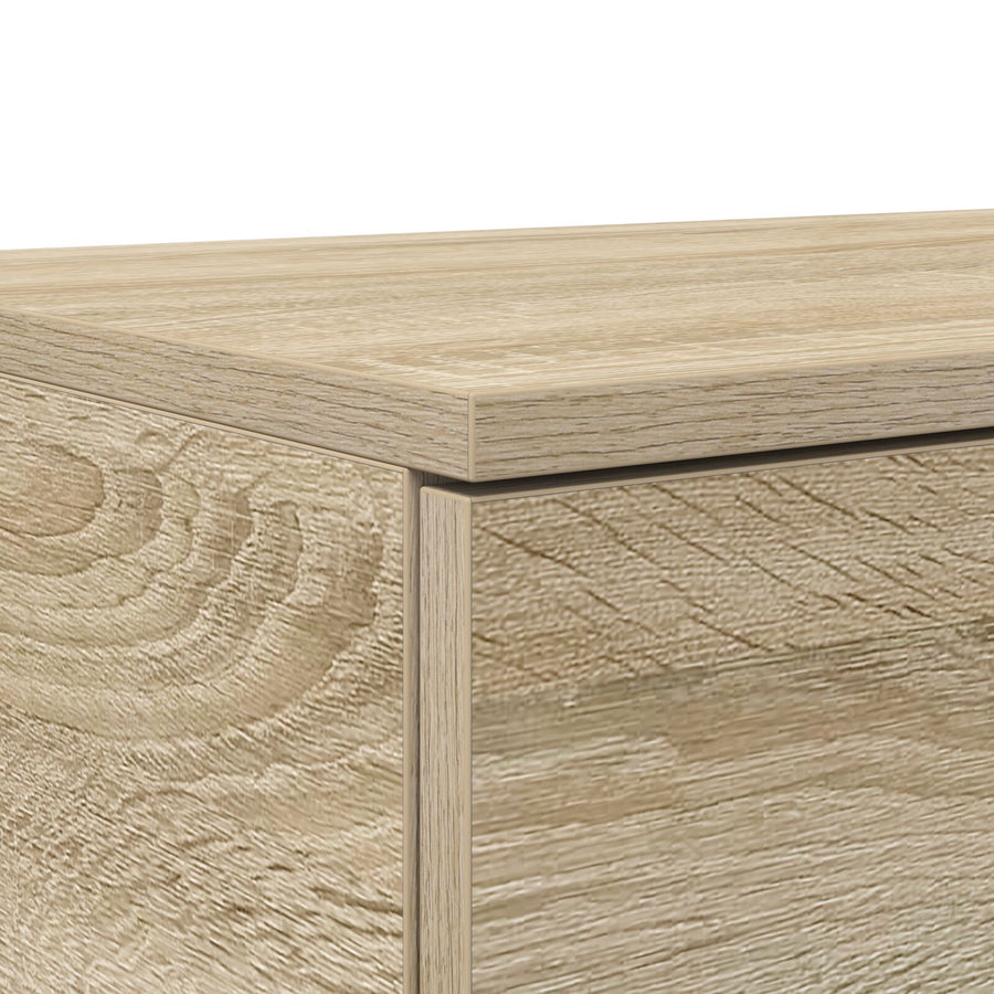 Nachtkastje Bewerkt Hout Opslag Sonoma eiken 140 x 36,5 x 16,5 cm