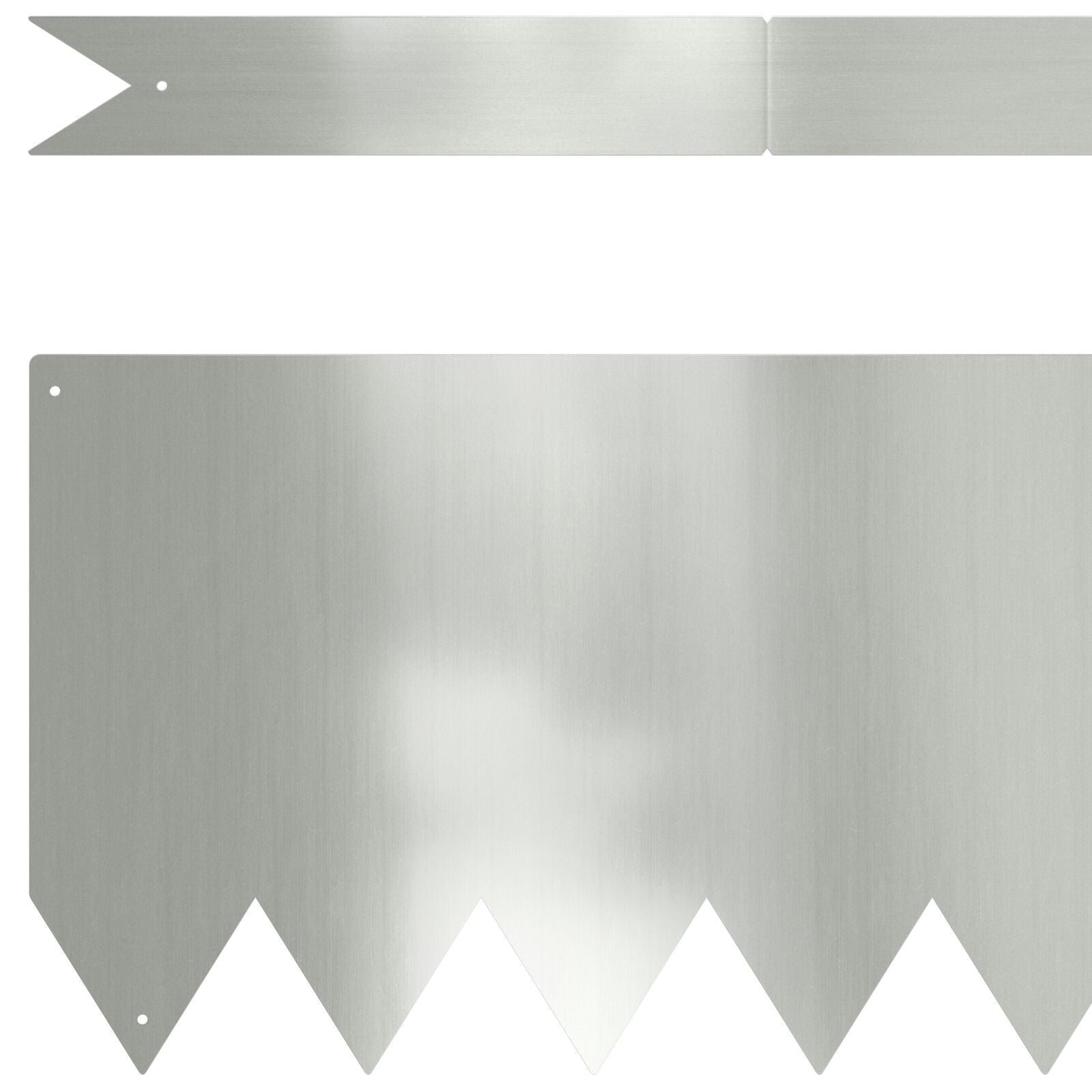 Borderrand | Verzinkt staal | 14 cm x 10 m (Set van 10